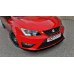 Накладка сплиттер на передний бампер на Seat Ibiza 6J Cupra рестайл